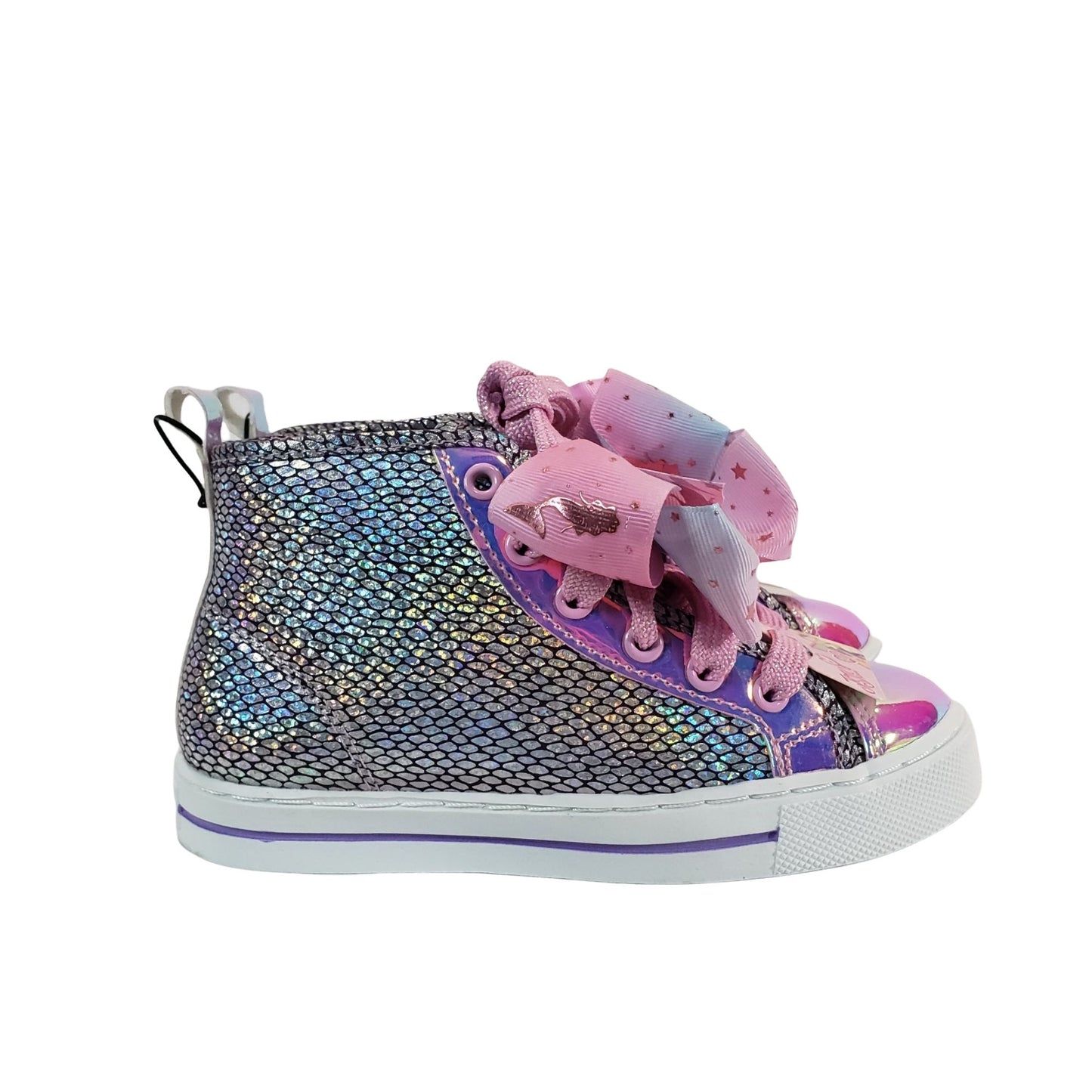 JoJo Siwa Mermaid Scales High Top Sneaker Size 7