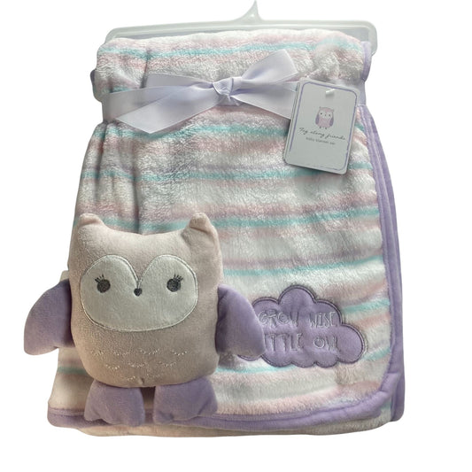 Baby Blanket Set Tag Along Friends Grow Wise Little Owl