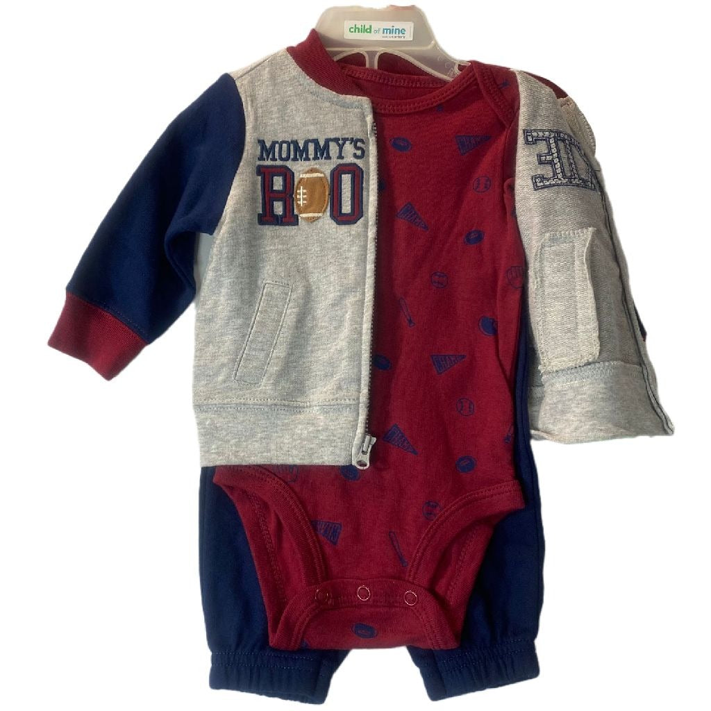 Carter's Mommy's Rookie 3pc Set 0-3 Months