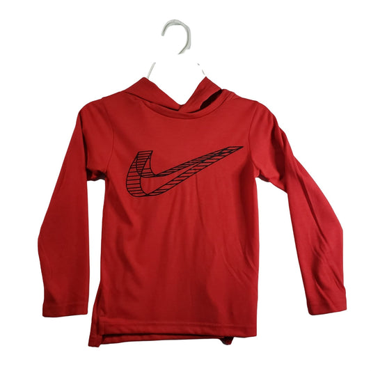 Nike Breathe Lightweight Hoodie Dri-Fit Red Boys Size 6