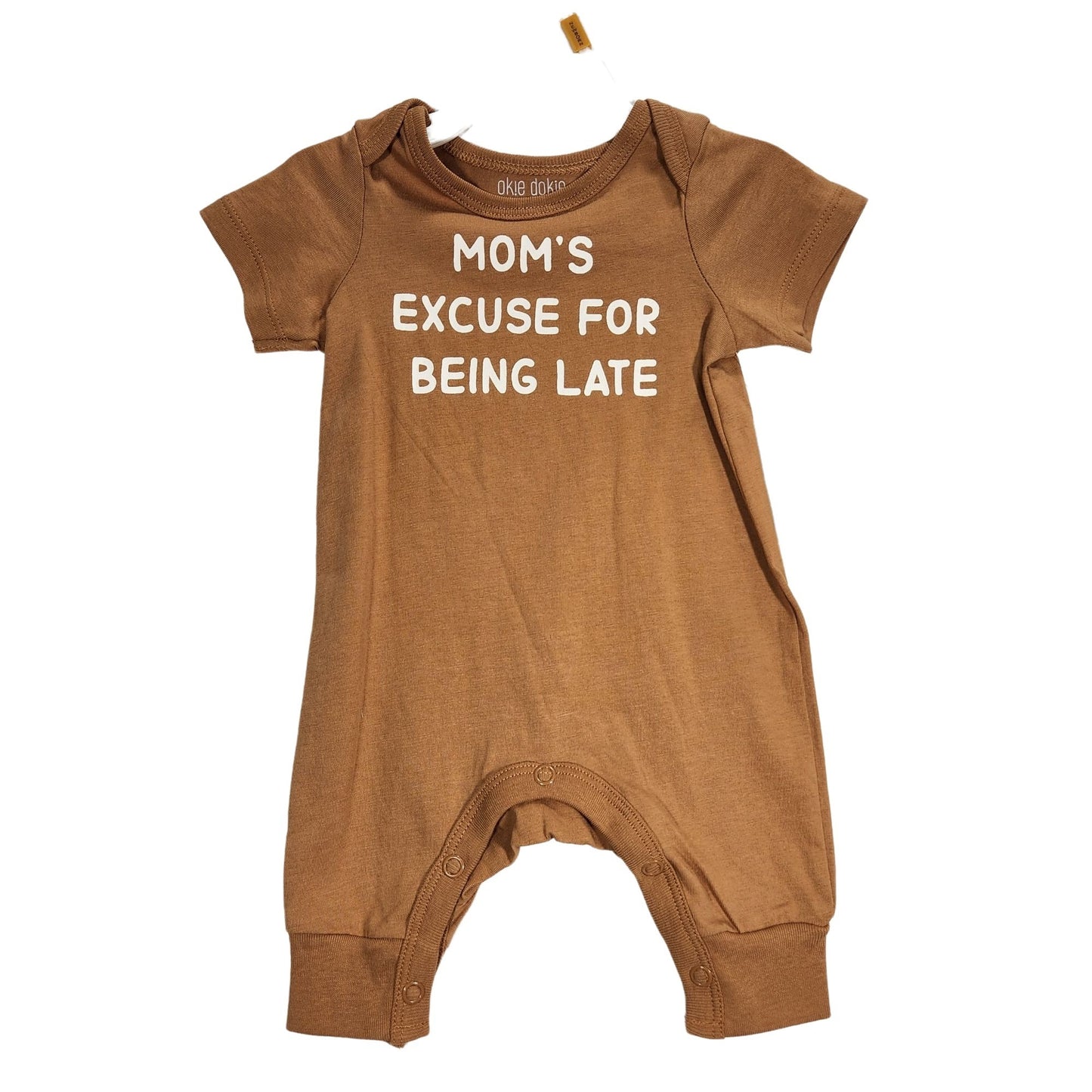 Moms Excuse Brown Onesie Size NB