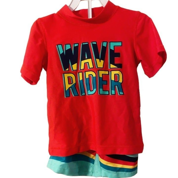 Wave Rider Boys Swimsuit 2pc Set Size 3T