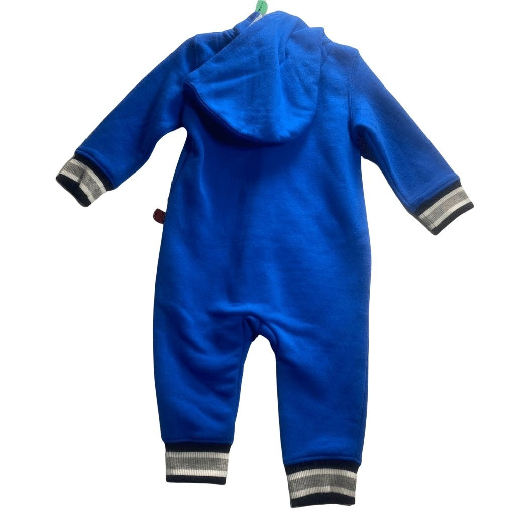 Reebok Blue Hoodie Romper Onesie 24 Months