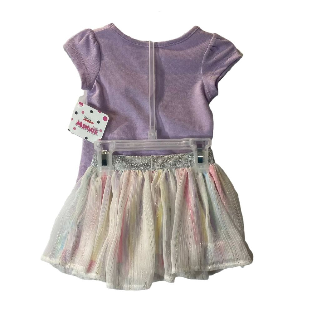 Minnie & Unicorn Purple Outfit Set 18 Months