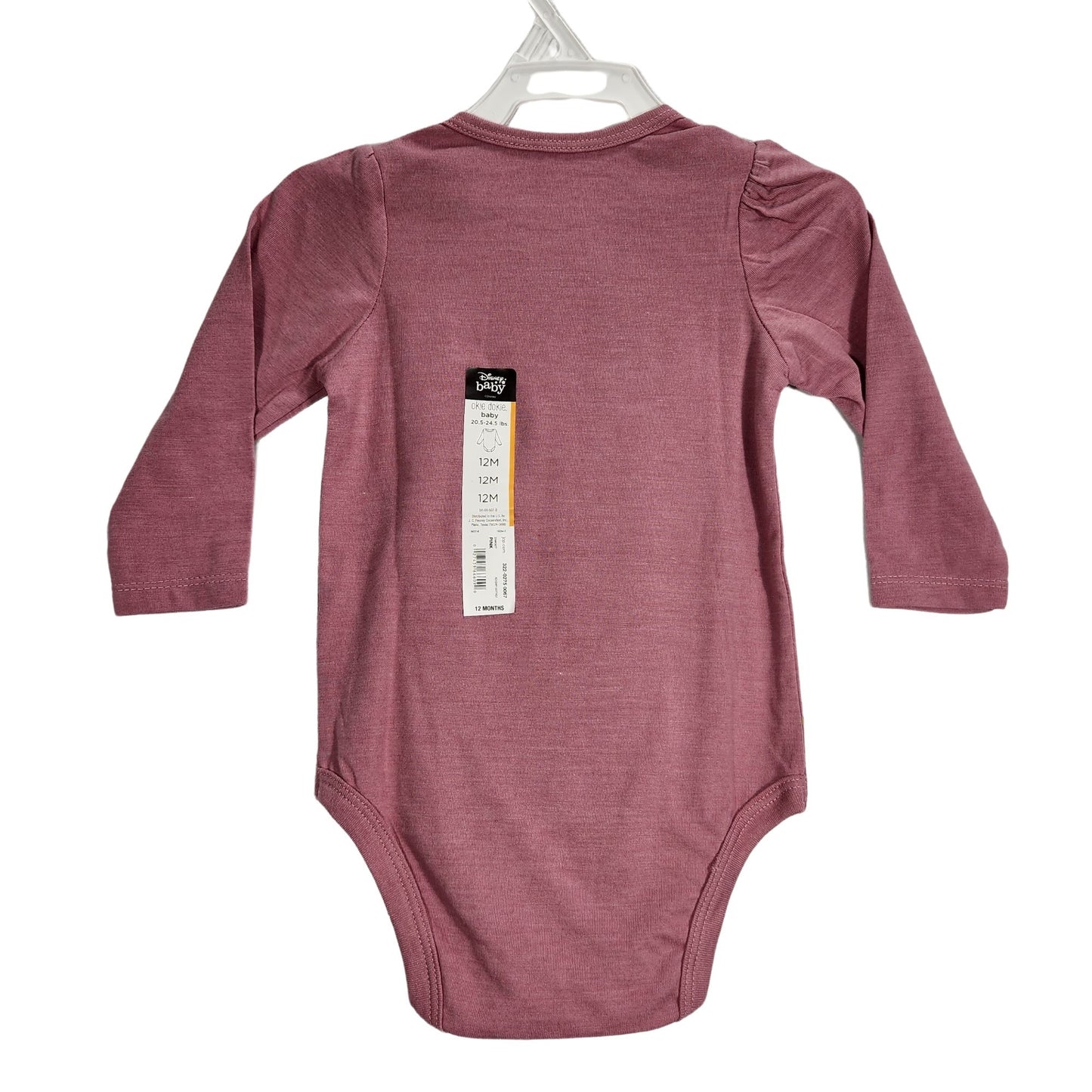 Minnie Pink/Gold Onesie 12 Months