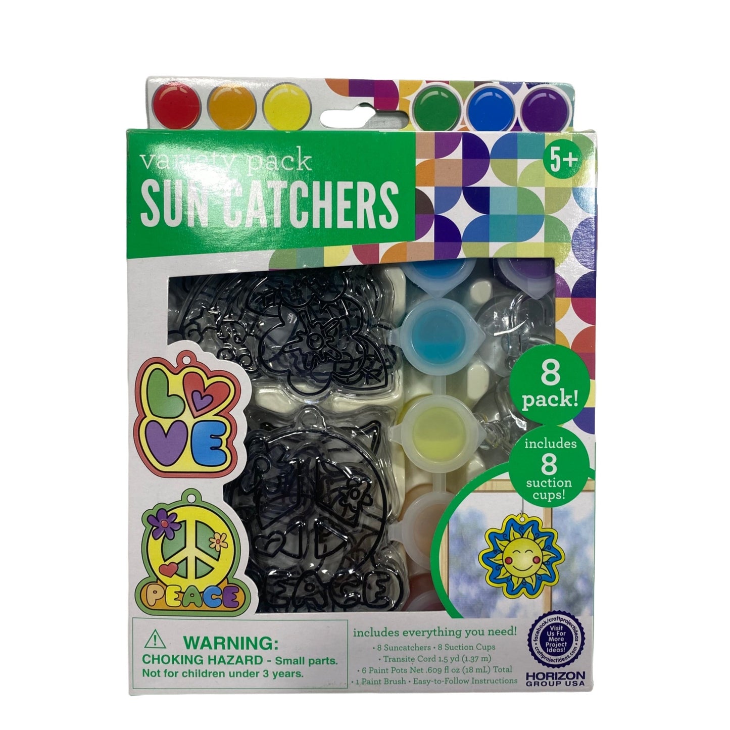 Kids Paint Your Own Sun Catchers Kit