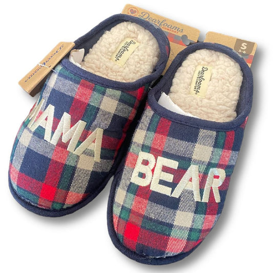 Mama Bear Dearfoams Women's Slippers Size Small 5/6