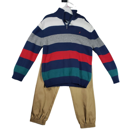 Nautica 2pc Kids Turtleneck Pant Set Size 6