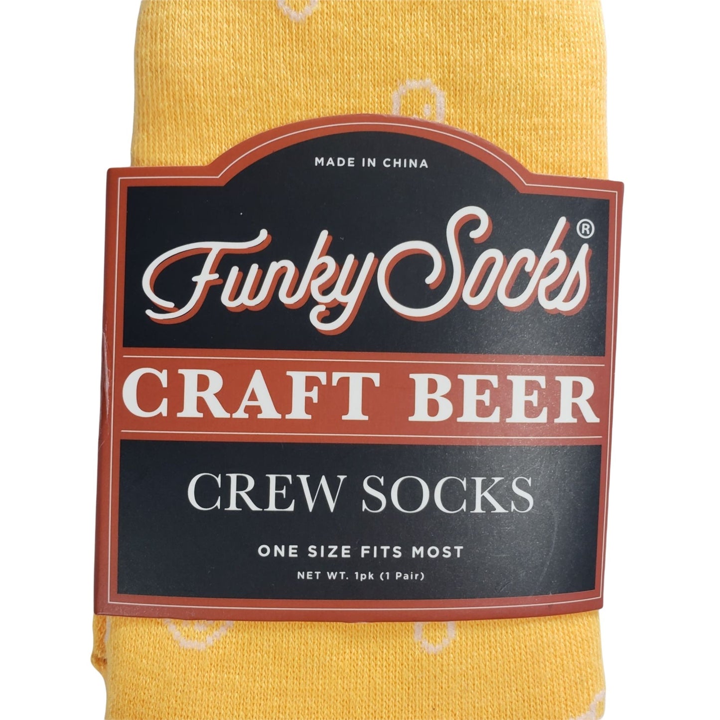 Funky Socks Craft Beer Crew Socks