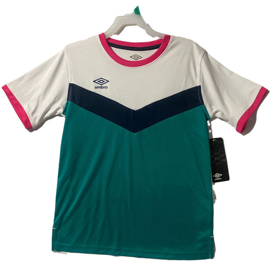 Umbro Kids Soccer Jersey Green/Pink Size LG 10/12