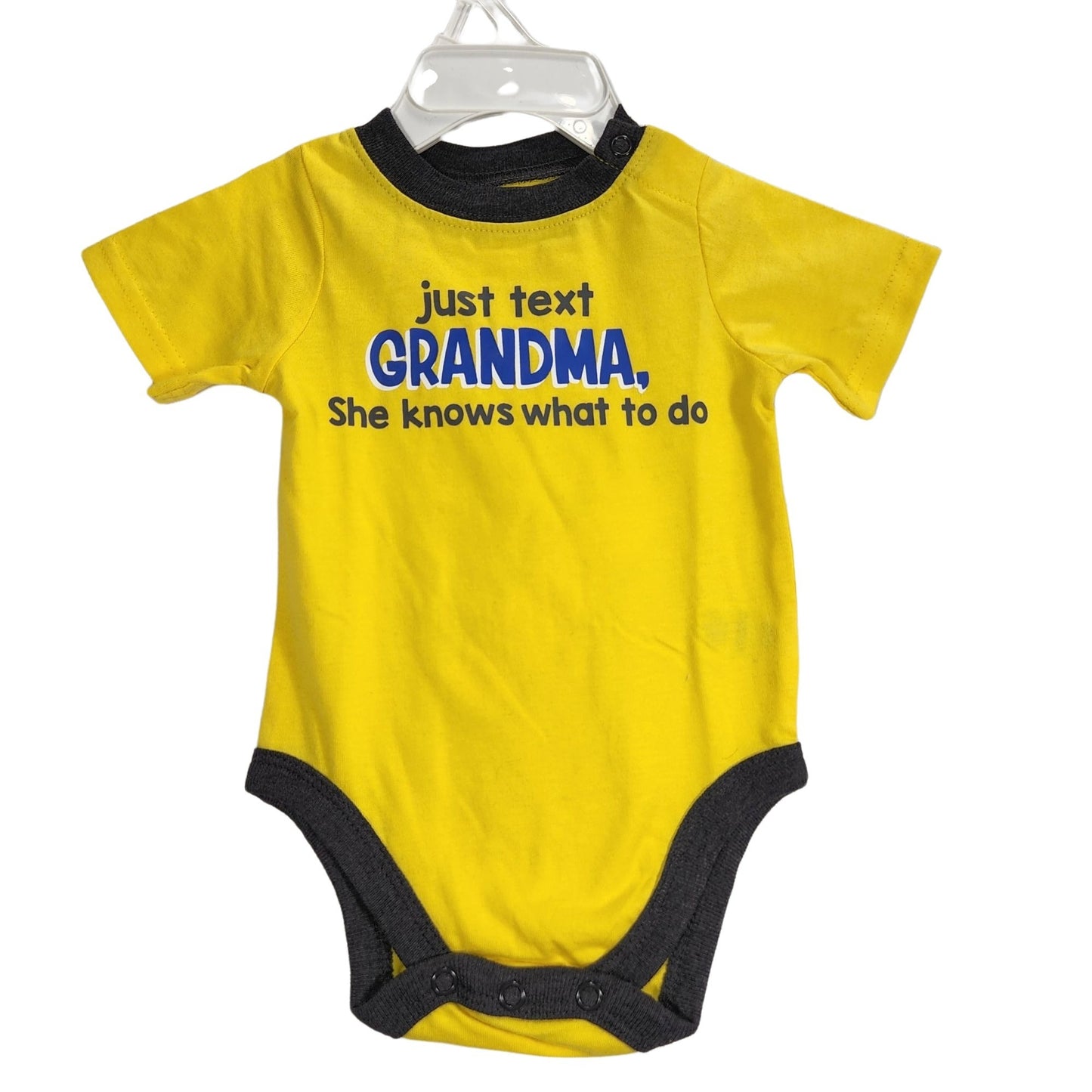 Just Text Grandma 2pc Set Size 0/3 Months