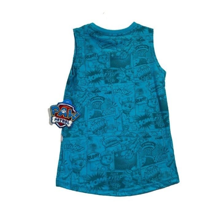 Paw Patrol Blue Sleeveless Muscle Shirt Size 3T