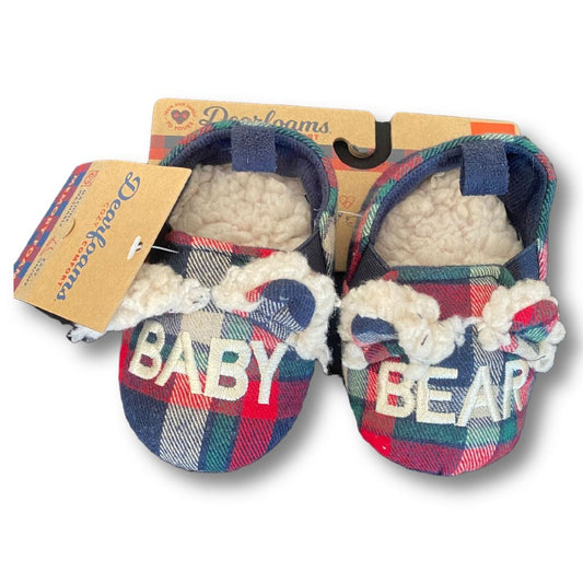 Baby Bear Dearfoams Slippers Size 3/4