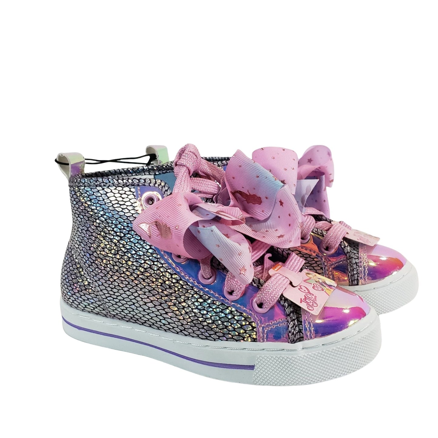 JoJo Siwa Mermaid Scales High Top Sneaker Size 9