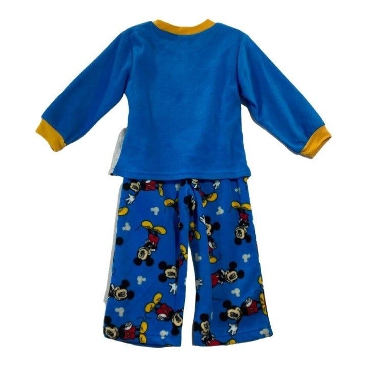 Mickey Boys Blue Pajama Set Size 4T