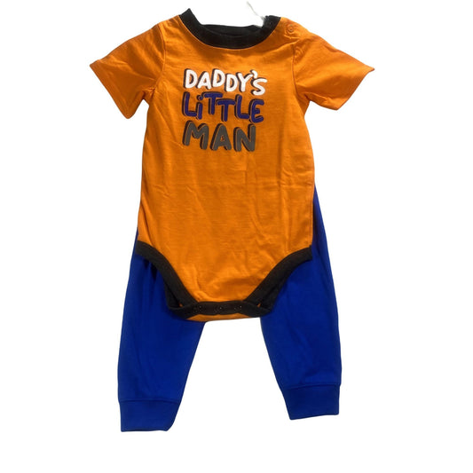 Daddy's Little Man 2pc Set Bodysuit/Pant Size 18 months