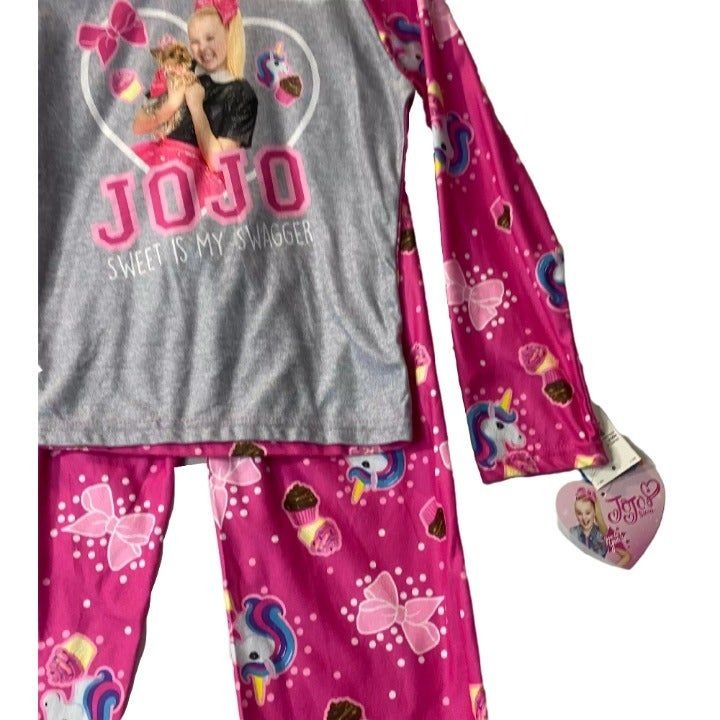 Jojo Siwa Girls Pink Pajamas Size 10