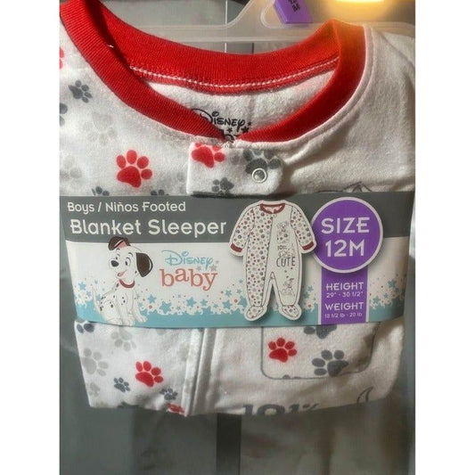 101 Dalmatians Blanket Sleeper 12 Months