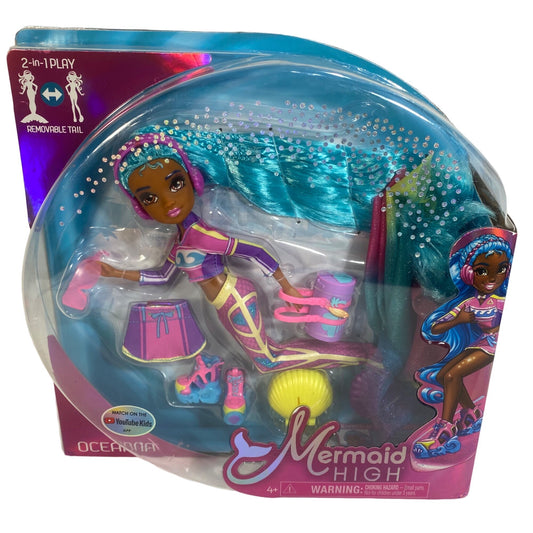 Mermaid High Oceanna Doll with Removable Tail, Clothes & Accessories