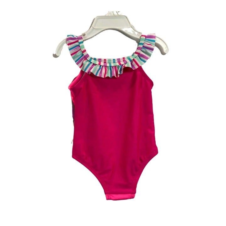 Unicorn 1pc Pink Girls Swimsuit 6-9 Months