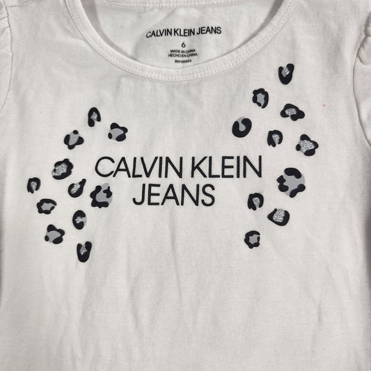 Calvin Klein Jeans Girls Shirt Size 6