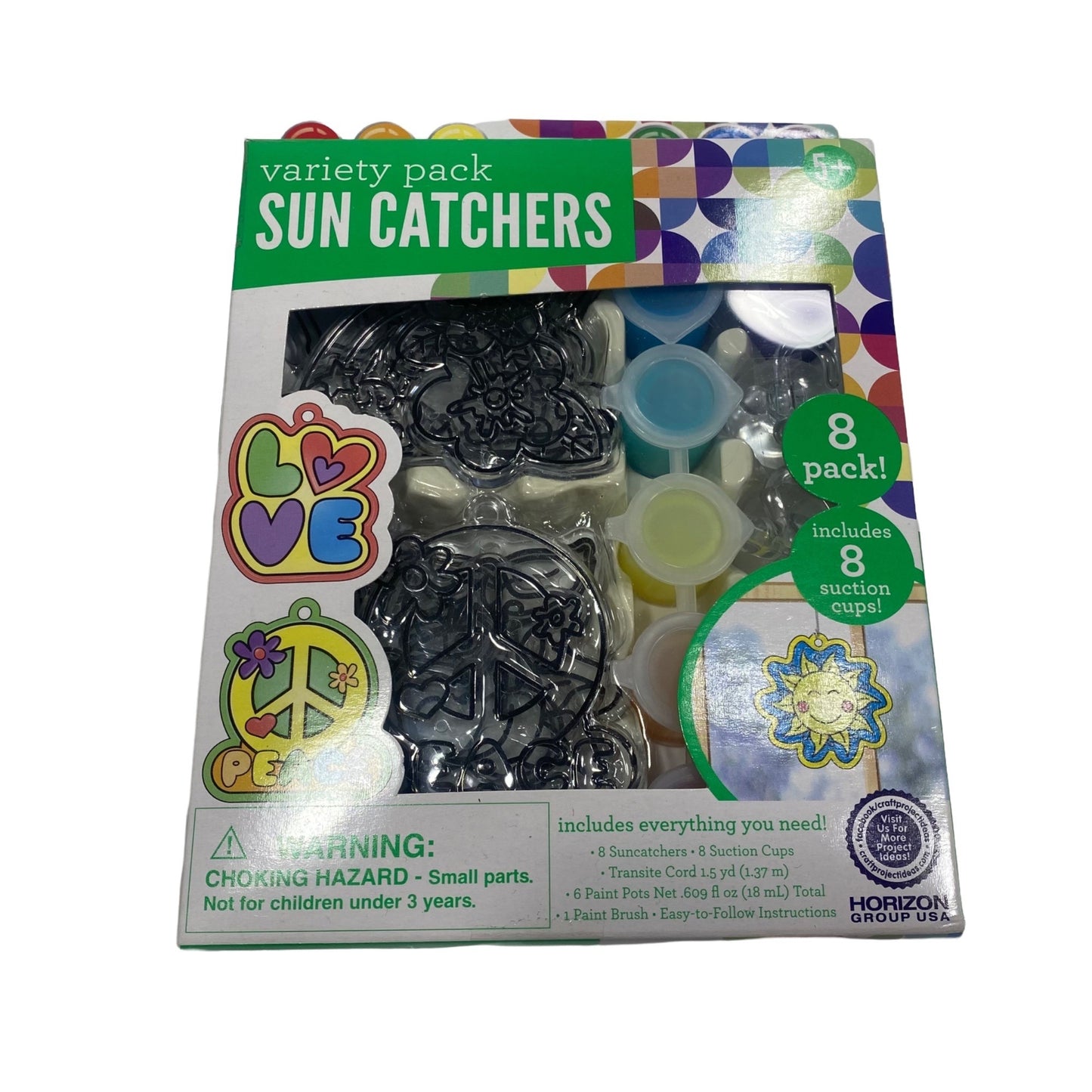 Kids Paint Your Own Sun Catchers Kit