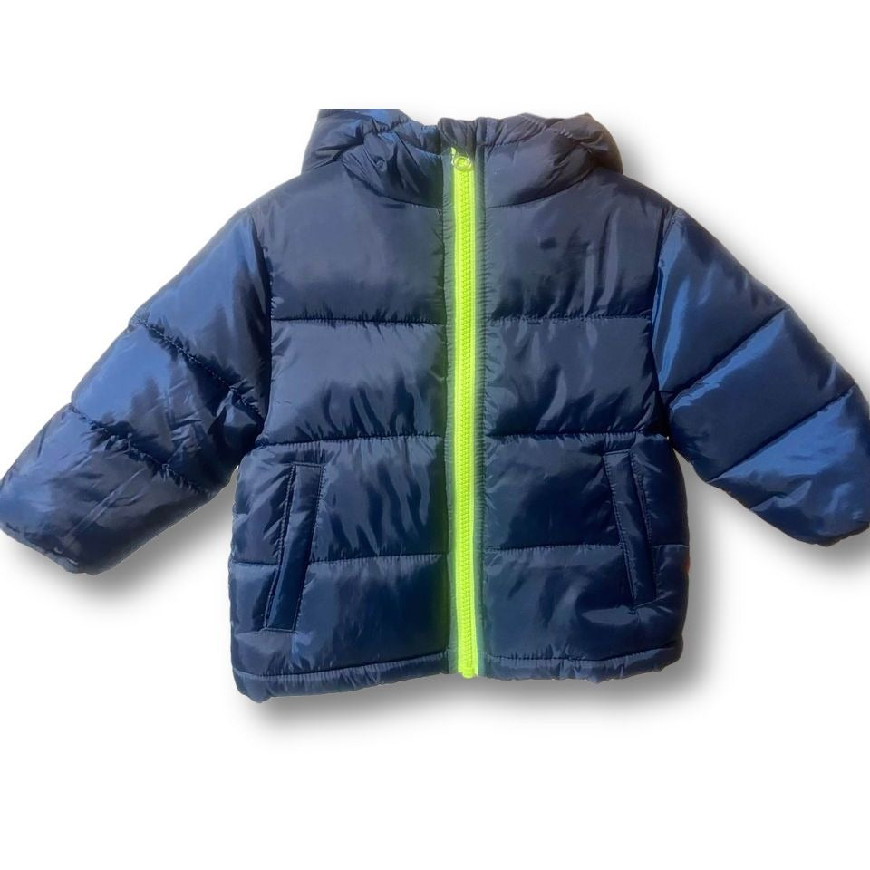 Blue Winter Puffy Infant Coat 12 months