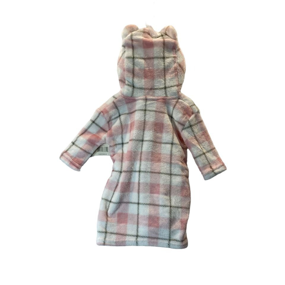 Hooded Robe & Washcloths 4pc Set 0-9 Months