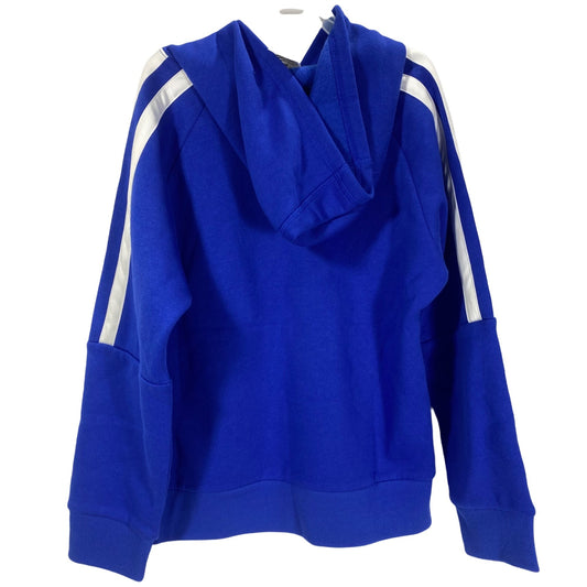 Adidas Boys Blue Pullover Hoodie Small