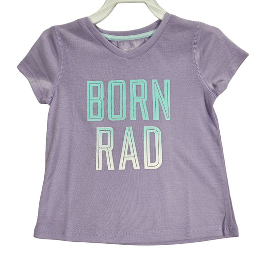 Born Rad Toddler Girls Shirt Size 2T
