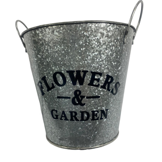 Flowers & Garden Metal Pot