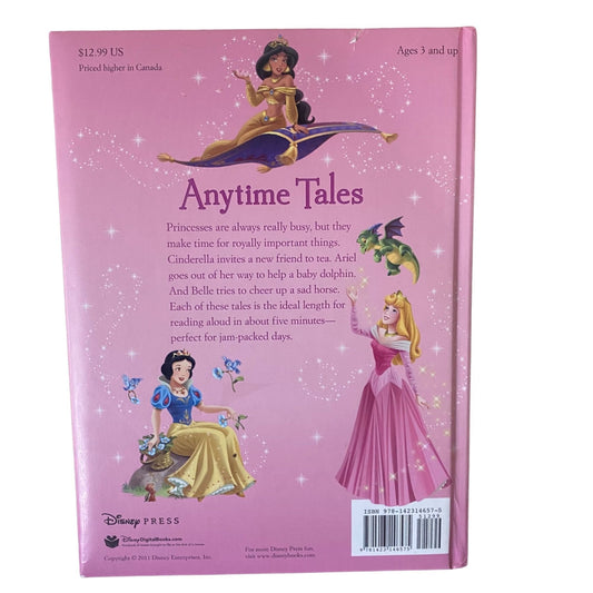 Disney Princess 5 Minute Princess Stories Book