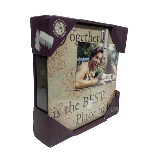 “Together Is The Best Place To Be” Rustic Themed Picture Frame