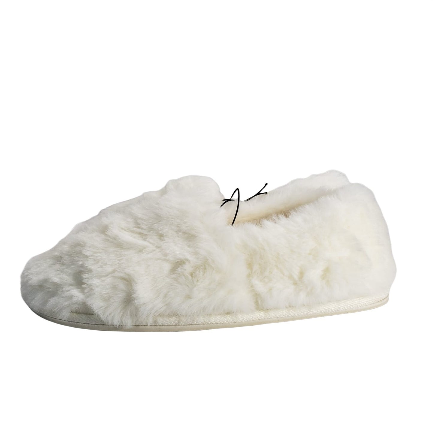 Faux Fur Memory Foam Women's Slippers Size 8W