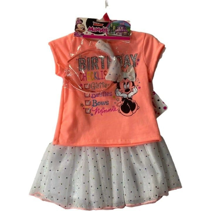 Minnie 3pc Girls Birthday Outfit 18 Months