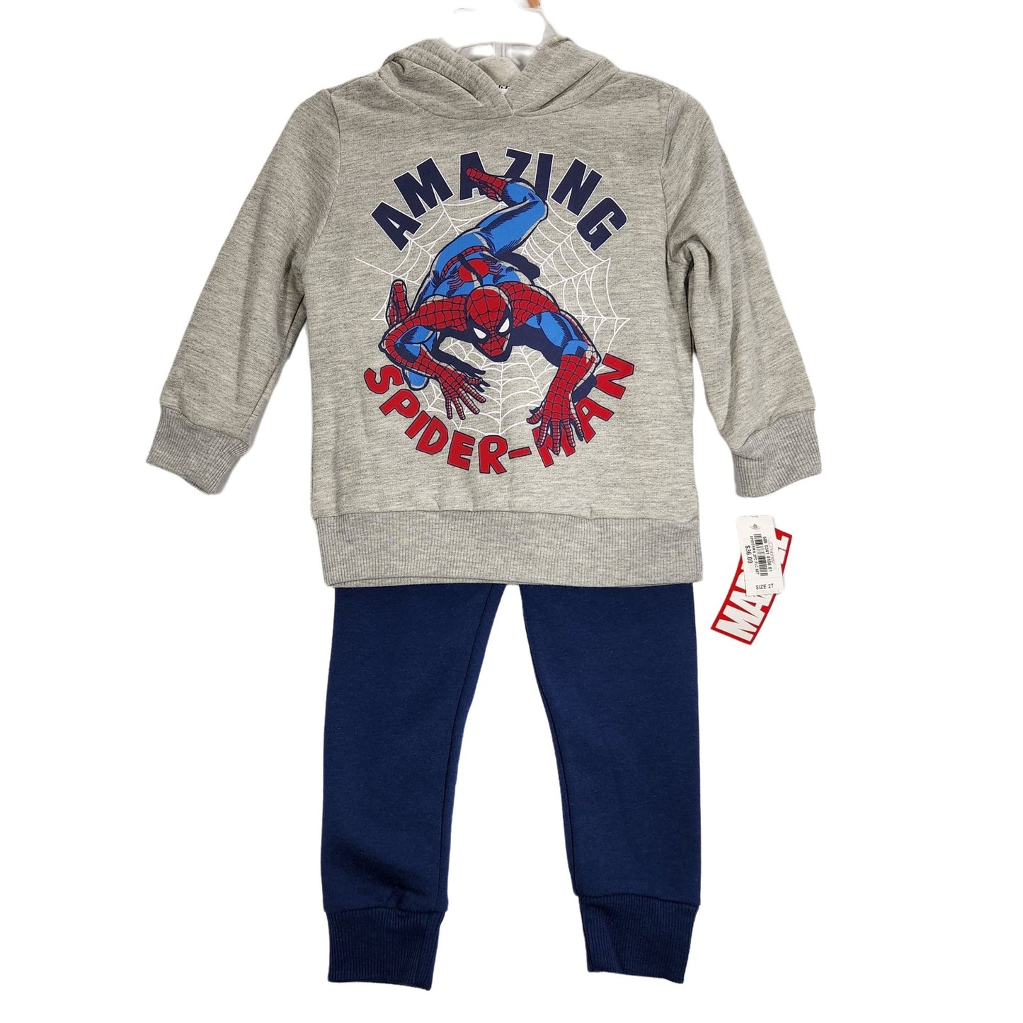 Spider-Man 2pc Hoodie Set Size 2T