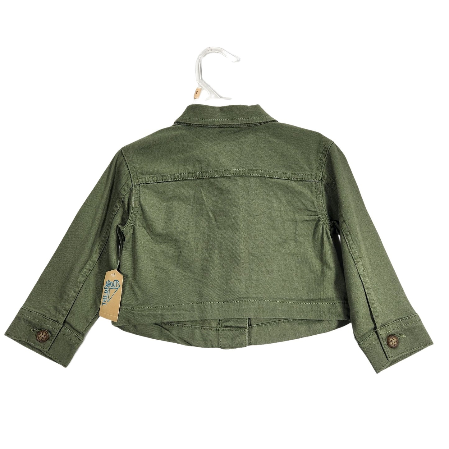 Military Green Toddler Jean Jacket Size 2T