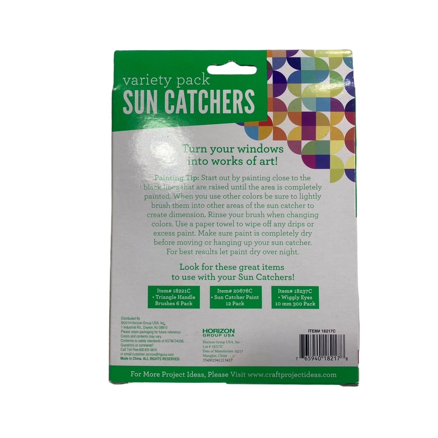 Kids Paint Your Own Sun Catchers Kit