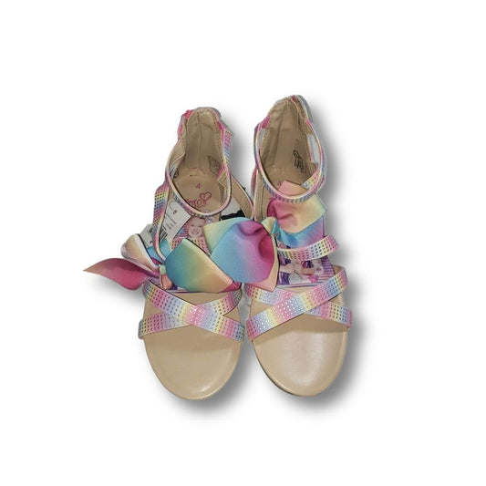 JoJo Siwa Girls Rainbow Sandals Size 4