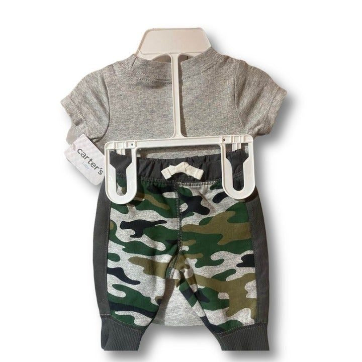 Carter's Baby Camo 2pc Outfit Newborn