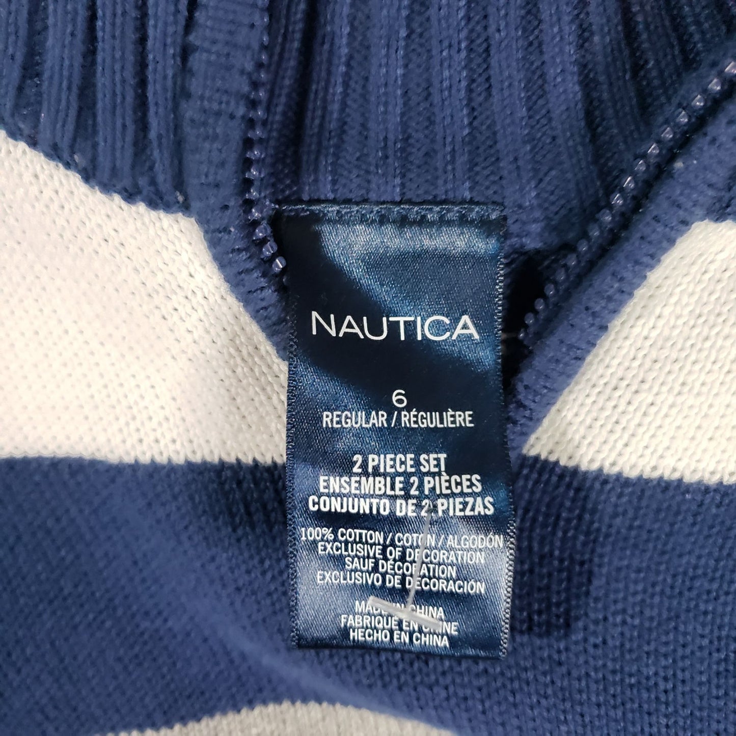 Nautica 2pc Kids Turtleneck Pant Set Size 6