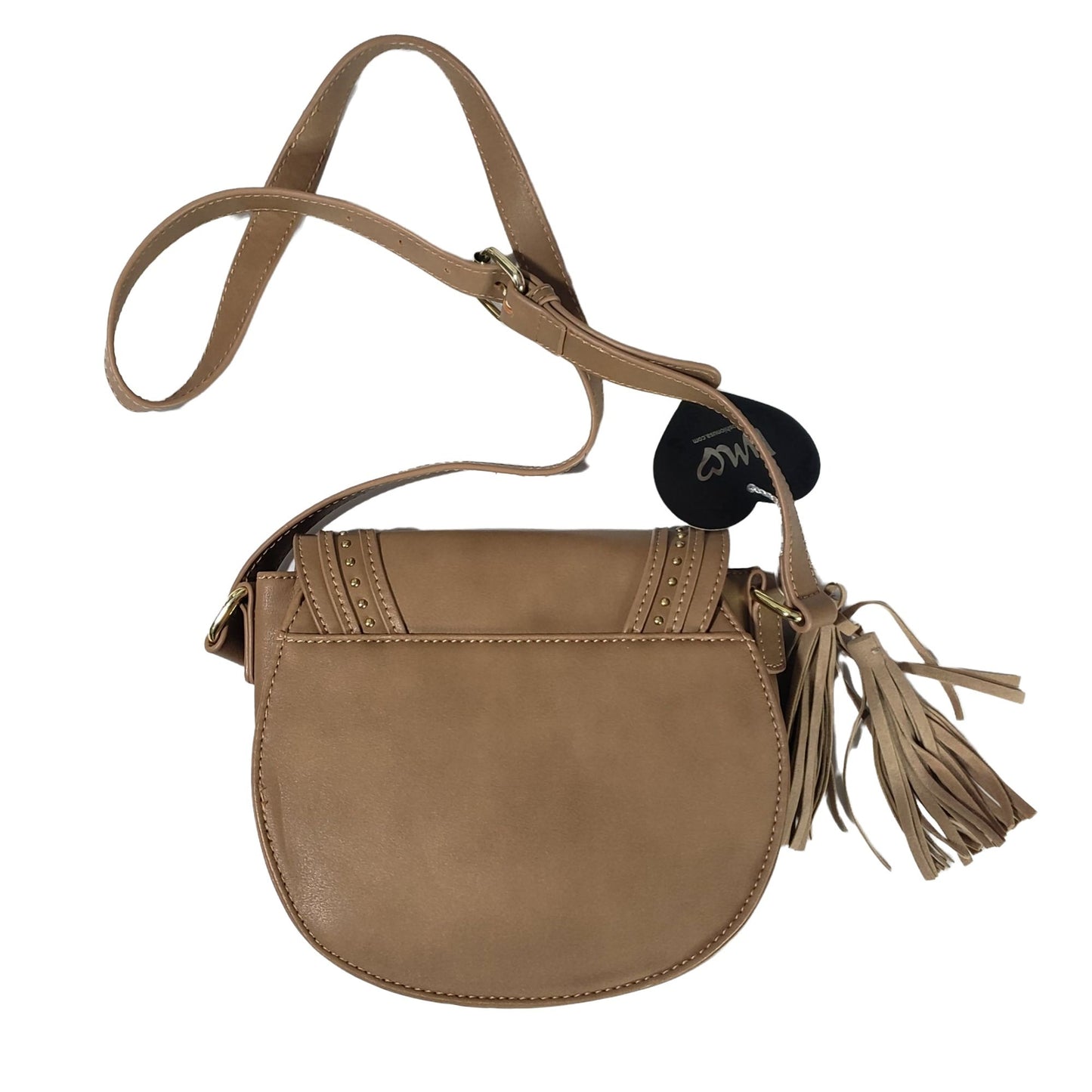 Imoshion Brown/Gold Accent Crossbody Purse