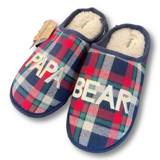 Papa Bear Dearfoams Men's Slippers Size Small 7/8