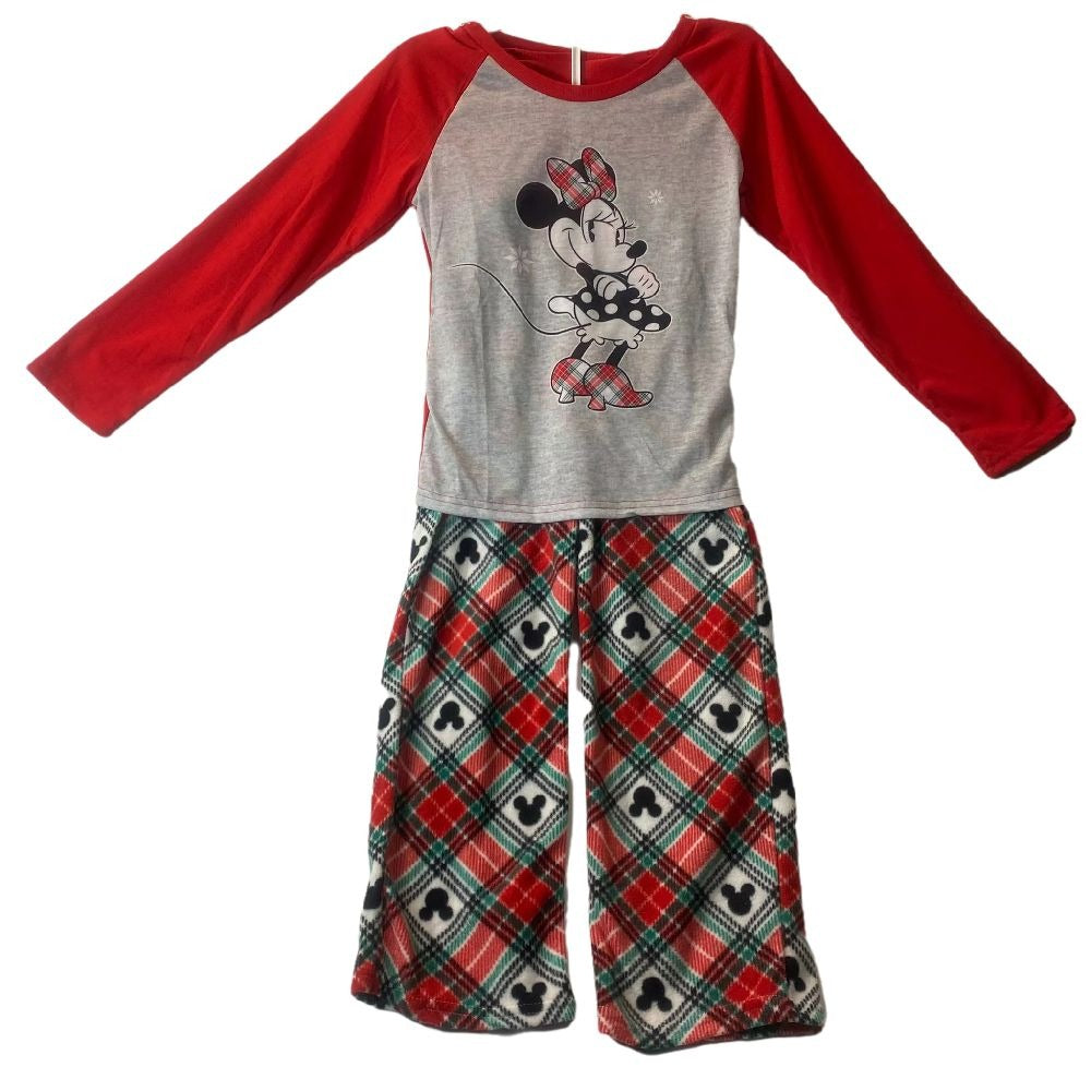 Minnie Mouse 2 Piece Pajama Set Size 8